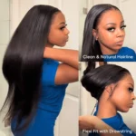 Flash Deal Glueless Straight Wig Pull & Go 6×5 13×6 HD Lace Wig Pre-Everything Drawstring Wig - Image 7