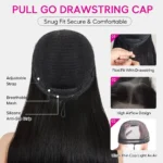 Boho Braids Water Wave Bob Wig Glueless 6×5 Lace Closure with Braided Top Human Hair Wig Pre-Cut Lace - Image 13
