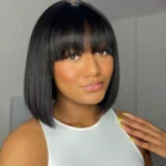 2 Wigs $169 | Layered Loose Wave U Part Wig 20” & Straight Bob Wig With Bangs 10” - Image 8