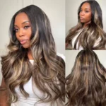 Highlight 1b/22 U Part Wig Body Wave / Straight No Glue Easy Install - Image 16
