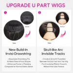 Body Wave Human Hair U Part Wigs & V Part Wigs Beginner Friendly Clip & Go - Image 5