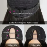Body Wave Human Hair U Part Wigs & V Part Wigs Beginner Friendly Clip & Go - Image 4