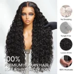 Flash Deal Water Wave Pull Go Glueless Wig 6×5 13×6 HD Lace Wig Bleached Knots Natural Hairline - Image 7