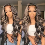 Glueless Balayage Honey Blonde Pre-Cut 6×5 HD Lace Wig Highlight Body Wave Human Hair Wig Ready To Wear - Image 14