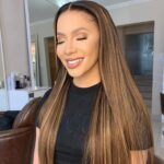 Ombre Highlight Honey Blonde With Dark Roots Body Wave Wear Go Pre-Cut Lace Front Wig - Image 8