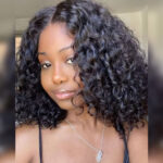 Bouncy Water Wave Short Bob Wig Wear And Go Glueless 6×5 Lace Wig Pre-Bleached Knots - Image 9