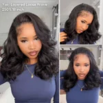 Pre-Styled Yaki Body Wave Half Wig Flip Over Natural Fullness Glueless Install - Image 11