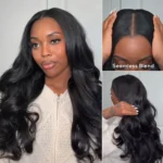 Trendy Layered Cut Yaki Texture Loose Wave V Part Wig Beginner Friendly Glueless Wig - Image 9
