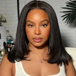 Yaki Straight Glueless Bob Wig 6×5 Pre-Cut HD Lace Bleached Knots Put On & Go - Image 11