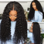Pre-Bleached Knots 13×4 13×6 HD Lace Frontal Wigs Deep Wave Glueless Human Hair Wigs 180% - Image 5