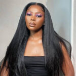 Kinky Straight Glueless 6×5 Lace Human Hair Wig Pre Cut Lace Bleached Knots Ear Fit C Cap - Image 8