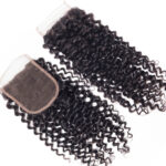 5×5 Lace Closure 1 PCS Jerry Curly 100% Human Hair
