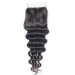 5×5 Lace Closure Recool Virgin Hair Loose Deep Wave Human Hair 1 PCS