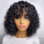 Wear & Go Glueless Water Wave Curls Machine Made Bob Wig