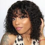 Wear & Go Glueless Water Wave Curls Machine Made Bob Wig - Image 4