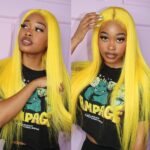 Colorful Straight Hair 13×4 Lace Front Wigs High 180% Density - Image 6