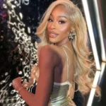 Cozy Blonde Color Straight Human Hair Barbie 13×4 HD Lace Frontal Wig Pre Plucked Hairline - Image 8