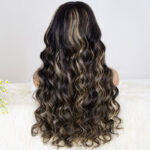 Balayage Highlight Wig Straight/Body Wave 6×5 HD Wear Go Glueless Pre-Cut Lace Wig - Image 12