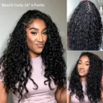 Crochet Human Hair Extension for Boho Braids Pre-Separated Burmese Curly/Kinky Curly/Beach Curly - Image 15