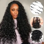 Beach Curly Miracle knots Crochet Human Hair Extension for Boho Braids Protective Hairstyle - Image 3