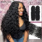 Crochet Human Hair Extension for Boho Braids Pre-Separated Burmese Curly/Kinky Curly/Beach Curly - Image 14