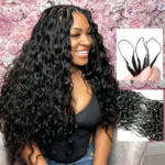 Beach Curly Miracle knots Crochet Human Hair Extension for Boho Braids Protective Hairstyle