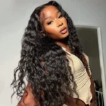 Real HD Lace Beach Curly 8×6 Glueless Natural Wavy Wave Human Hair Wig Vacation Style - Image 10