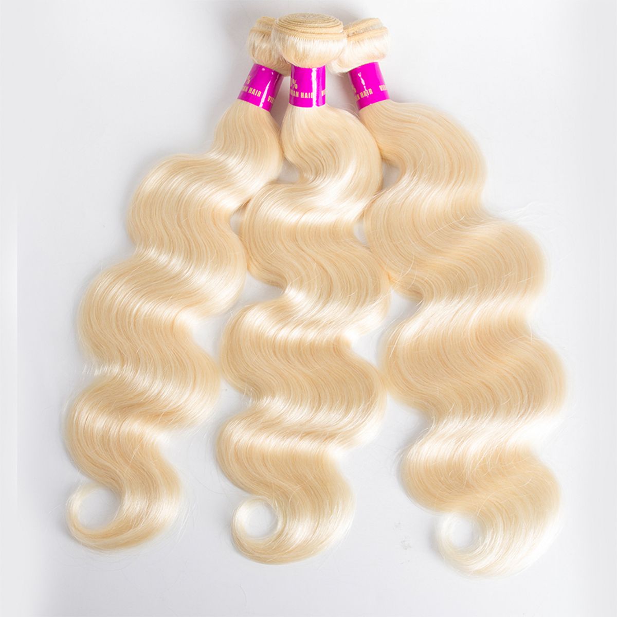 Tinashe hair Brazilian blonde body wave human hair 3 bundles virgin human hair 613 color Tinashe hair Brazilian blonde body wave human hair 3 bundles virgin human hair 613 color - Image 1