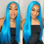Colorful Straight Hair 13×4 Lace Front Wigs High 180% Density - Image 3