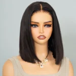 2 for $115.9 | Wear Go Straight Bob 6×5 Lace Glueles Wig + Trendy Short Cut Curly Side Part Glueless Wig - Image 7