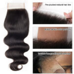 Body Wave 3 Bundles With 5×5 HD Lace Closure 100% Human Hair Virgin Hair - Image 6