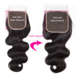 Body Wave 3 Bundles With 5×5 HD Lace Closure 100% Human Hair Virgin Hair - Image 5
