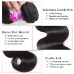 Body Wave 3 Bundles With 5×5 HD Lace Closure 100% Human Hair Virgin Hair - Image 4