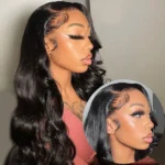 Pre Bleached Knots | Body Wave 13×6 HD Lace Front Wig Pre Plucked Glueless Human Hair Wig - Image 4