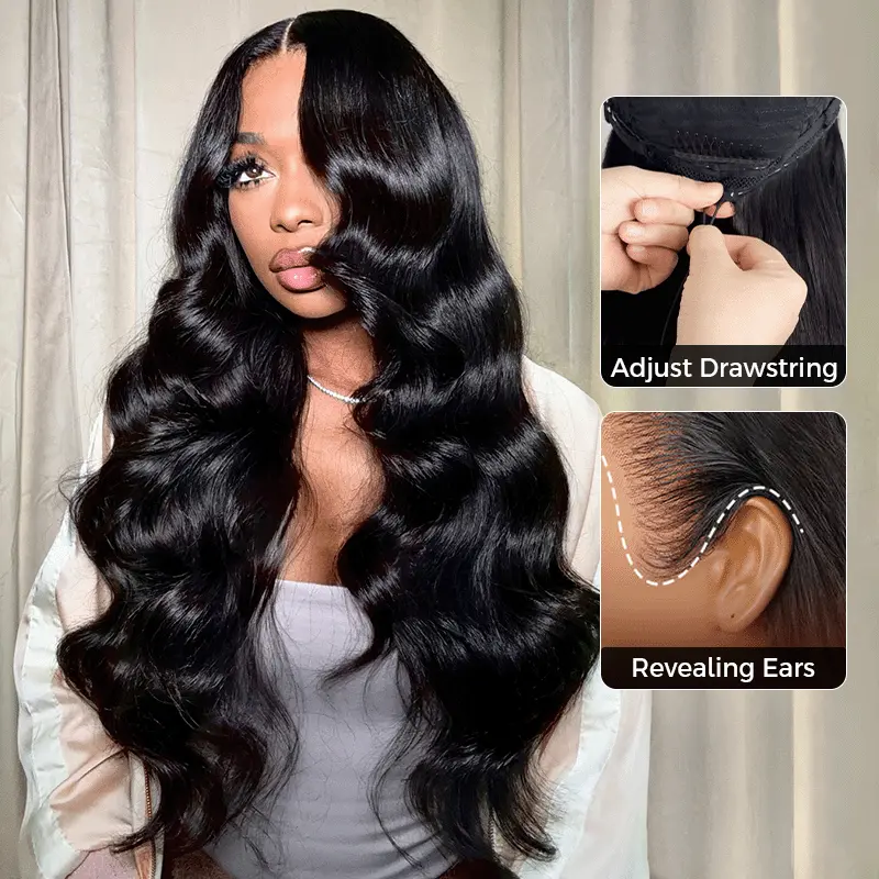Flash Deal Loose Body Wave 6×5 13×6 HD Lace Drawstring Pull Go Glueless Human Hair Wig Flash Deal Loose Body Wave 6×5 13×6 HD Lace Drawstring Pull Go Glueless Human Hair Wig - Image 1