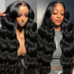 Long inches Body Wave 6×5 13×4 HD Lace Frontal Pre Plucked Human Hair Wigs 26-36 Inches 200% Density - Image 5