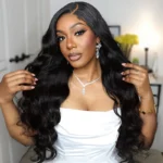 Body Wave 6×5 Wear Go Glueless Pre Cut HD Lace Closure Wig Bleached Knots Natural Hairline - Image 10