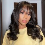 Wear Go Pre-Cut 6×5 Lace Glueless Wig Body Wave Lace Wigs with Bangs - Image 10