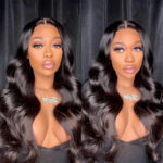 Pull Go Glueless Loose Body Wave 6×5 13×6 HD Lace Drawstring Human Hair Wig Pre Bleached Knots - Image 12