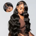 Pull Go Glueless Loose Body Wave 6×5 13×6 HD Lace Drawstring Human Hair Wig Pre Bleached Knots - Image 6