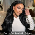 Pull Go Glueless Loose Body Wave 6×5 13×6 HD Lace Drawstring Human Hair Wig Pre Bleached Knots - Image 3