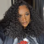 Bouncy Deep Wave V Part Human Hair Wig With Drawstring Super Natural Protective Style - Image 11