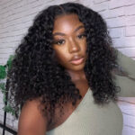 Short Bouncy Water Wave Wear Go Glueless 6×5 HD Lace Wig 100% Human Hair Casual Finger Curls - Image 13