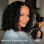 Wear Go Pre-Cut Lace Short Bouncy Curly wig Upgrade 6×5 Lace Deep Curly Glueless Wig - Image 6