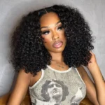 Wear Go Pre-Cut Lace Short Bouncy Curly wig Upgrade 6×5 Lace Deep Curly Glueless Wig - Image 2