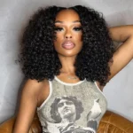 Wear Go Pre-Cut Lace Short Bouncy Curly wig Upgrade 6×5 Lace Deep Curly Glueless Wig - Image 3