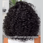 Trendy Bouncy Deep Curly Short Human Hair Pull Go Glueless Wig C-Side Part Pre Everything - Image 5