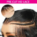 Pre Braided Deep Wave Glueless Human Hair Wig 9×6 Lace Pre Everything Flexi-Fit Cap With Knots Bleached - Image 3