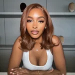 Brown Color Straight Bob Wig 6×5 Wear Go Glueless 100% Human Hair Wig 180% Density - Image 6