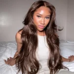 Brown Color Upgrade 6×5 HD Lace Straight/Body Wave Wear Go Glueless Closure Wig Plucked Hairline